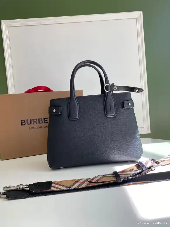 Official First Bag Ru Check Bowling Bag-26*12*19CM BURBERRY 0514